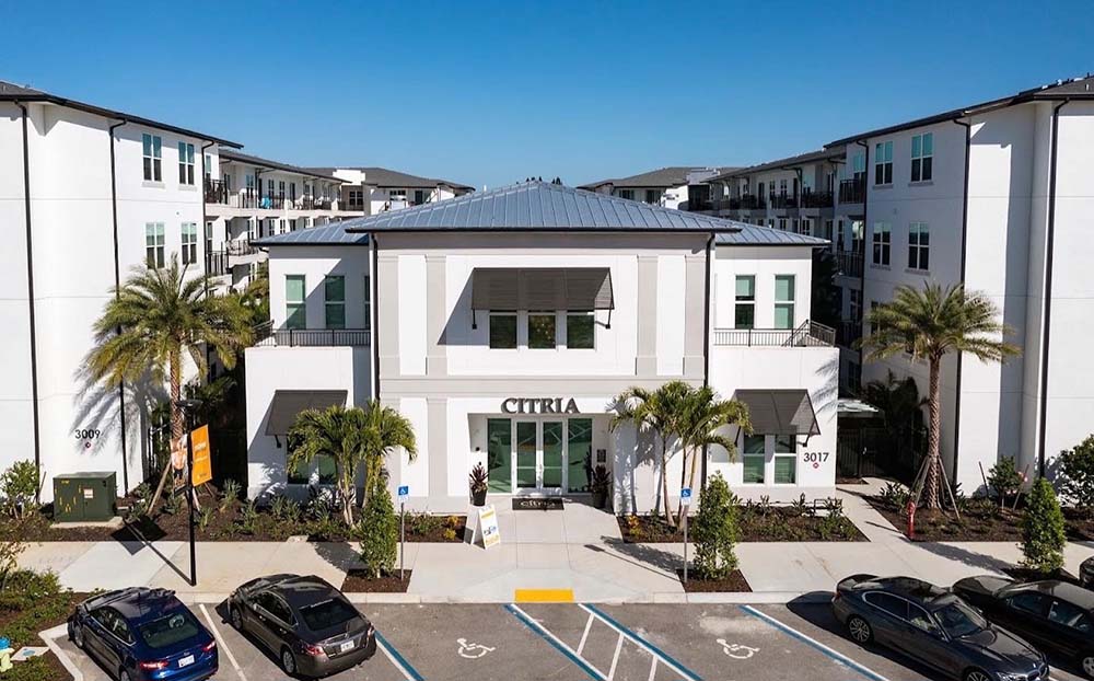 Citria at fruitville commons sarasota clubhouse interior buildout