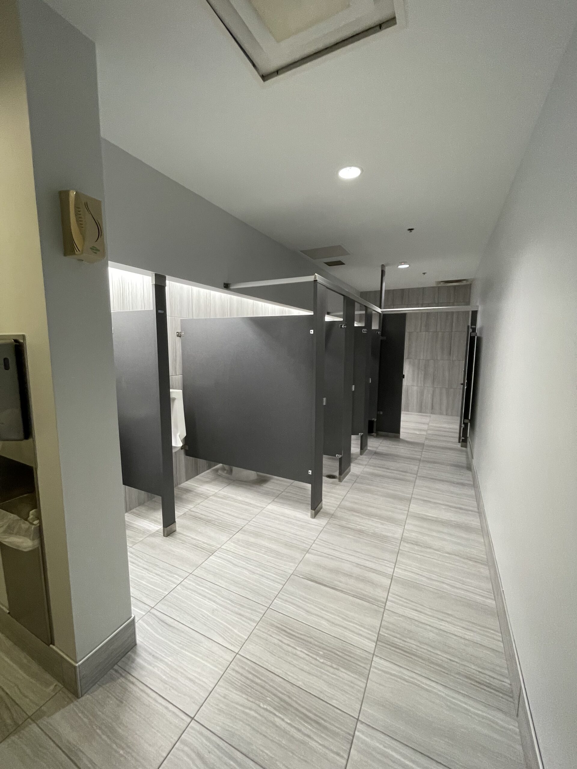 Comercial restroom renovation